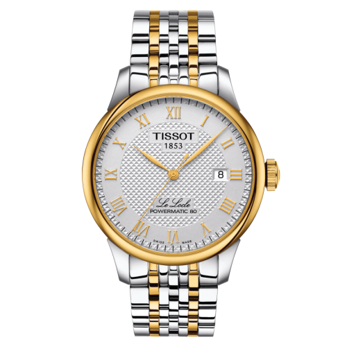 Tissot Le Locle Powermatic 80 39.3 Stainless Steel - Yellow Gold / Silver / Bracelet